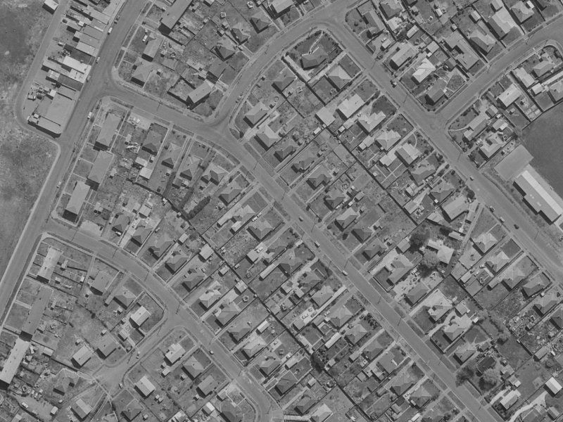 44 Marlow Road from the air, 1970-1974