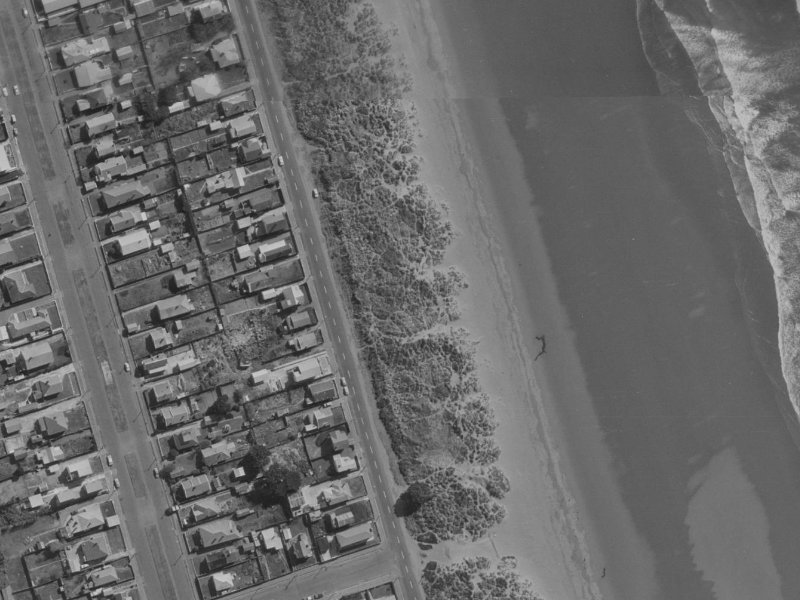 264 Marine Parade from the air, 1970-1974