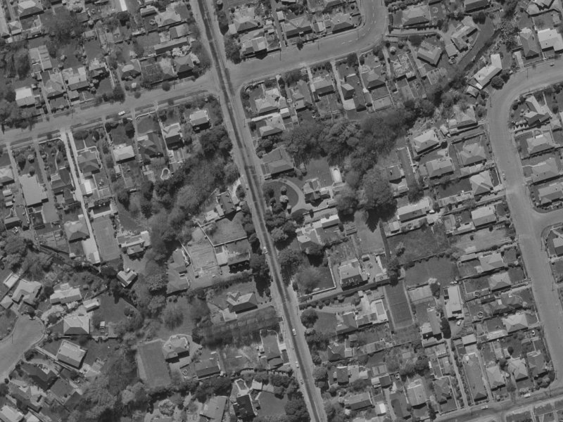 212 Clyde Road from the air, 1970-1974
