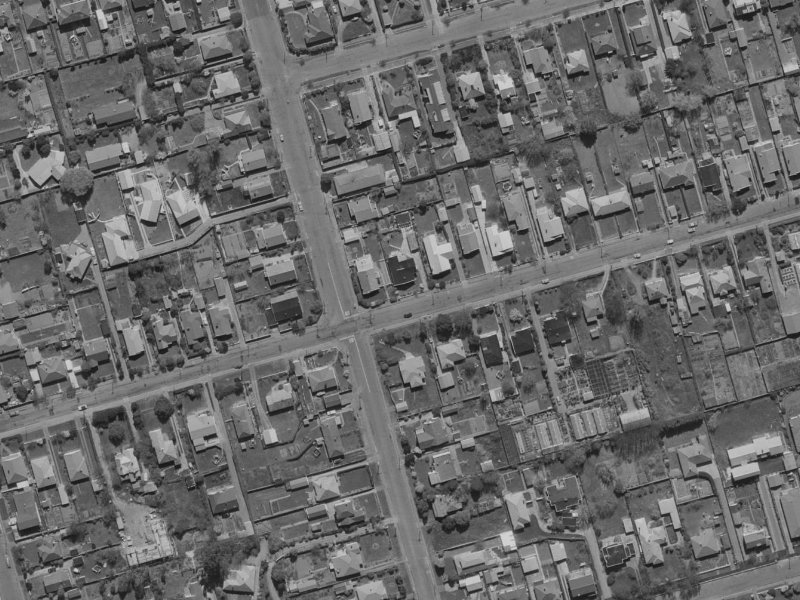 53 Jeffreys Road from the air, 1970-1974