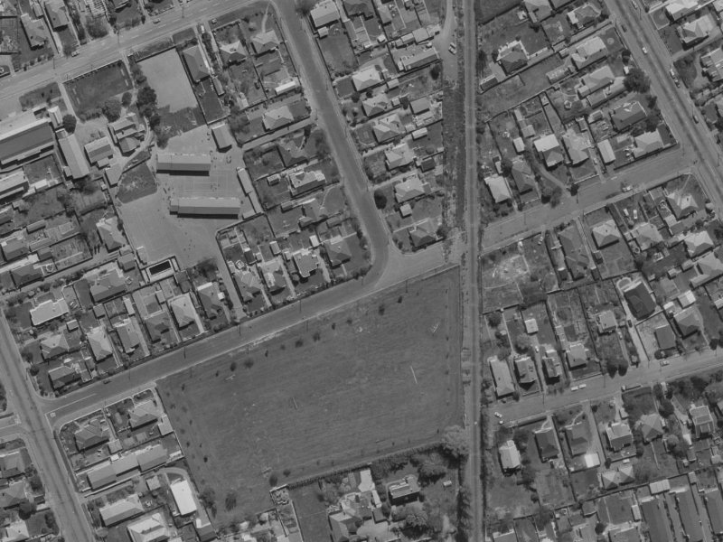 67 Plynlimon Road from the air, 1970-1974