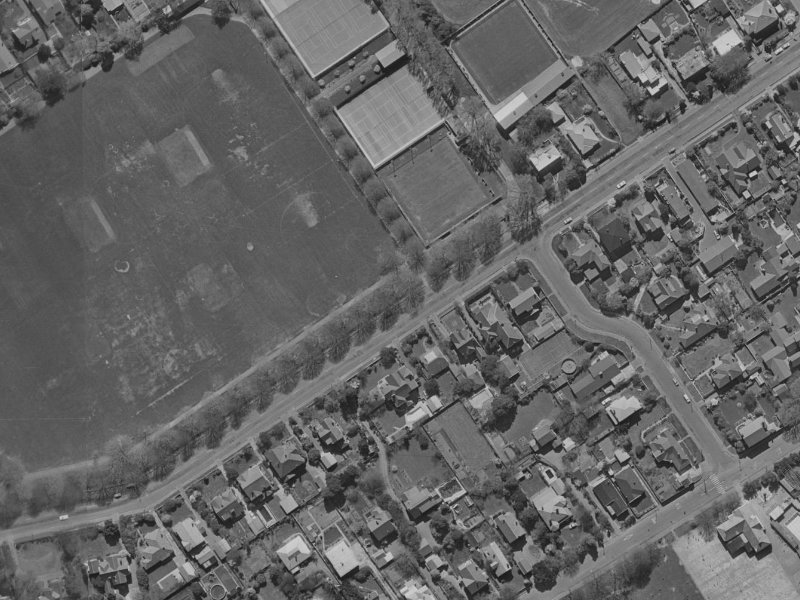 64 Heaton Street from the air, 1970-1974