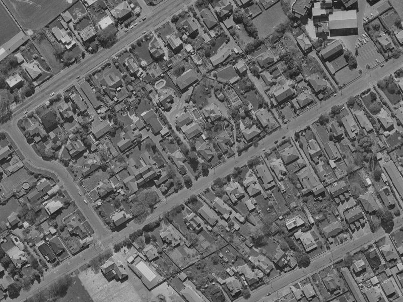 97 Leinster Road from the air, 1970-1974