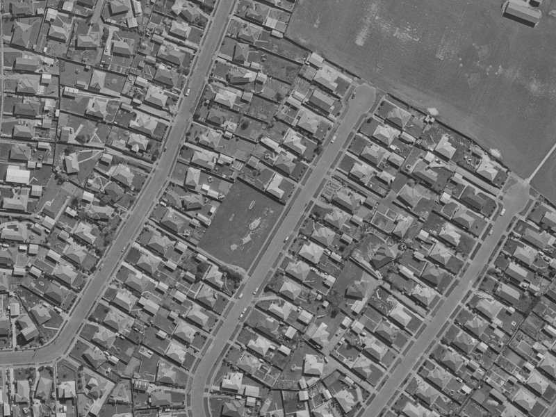 35 Emlyn Place from the air, 1970-1974