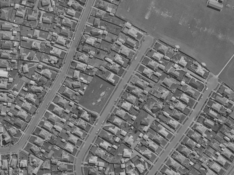 37 Emlyn Place from the air, 1970-1974
