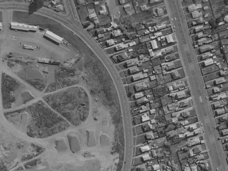 87 Union Street from the air, 1970-1974