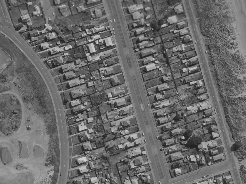 98 Oram Avenue from the air, 1970-1974