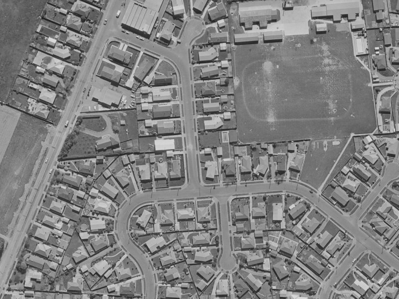 4 Brookby Crescent from the air, 1970-1974