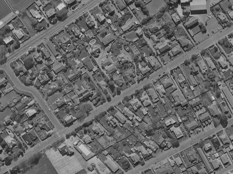 95 Leinster Road from the air, 1970-1974