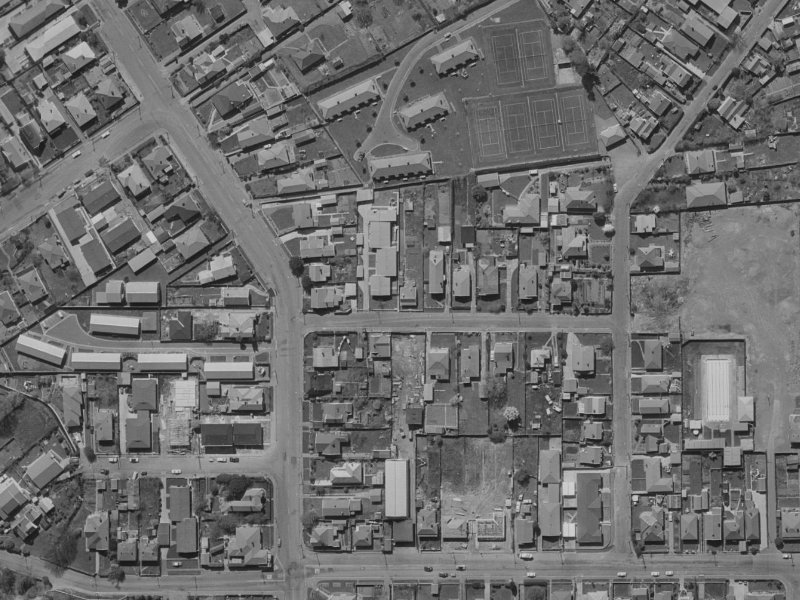 11 Radnor Street from the air, 1970-1974