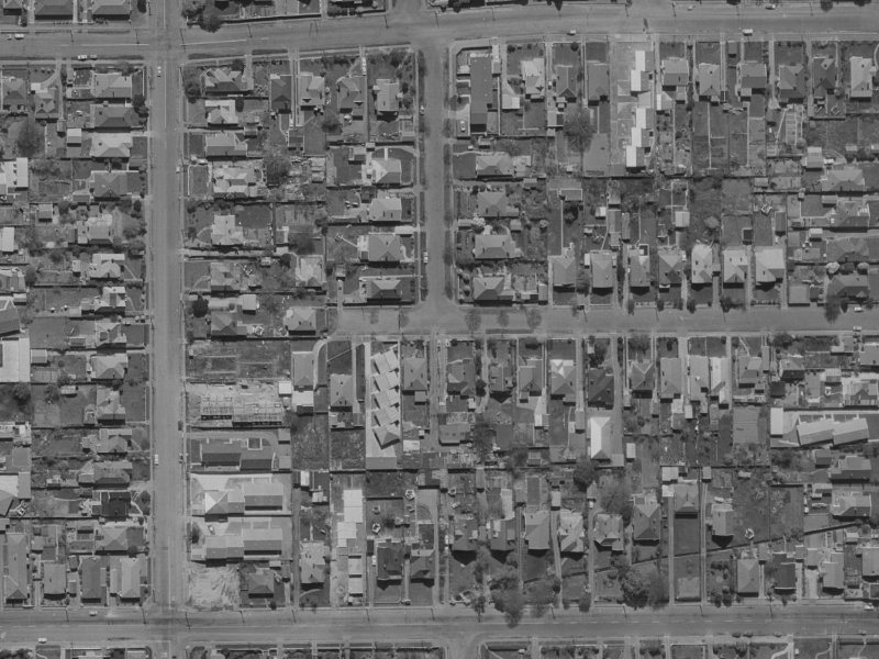 41 Hendon Street from the air, 1970-1974