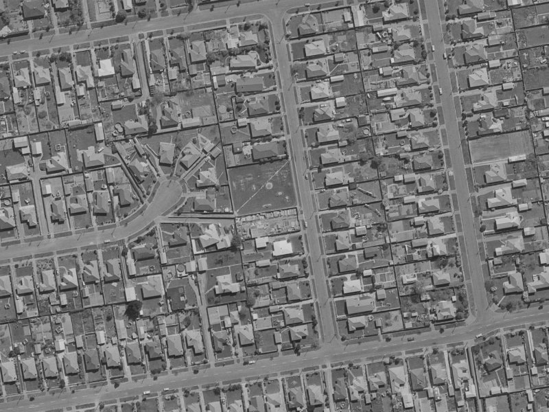 11 Moyna Avenue from the air, 1970-1974