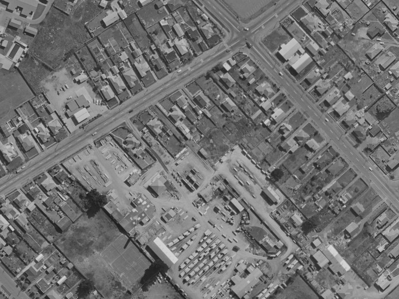 186A Wainoni Road from the air, 1970-1974