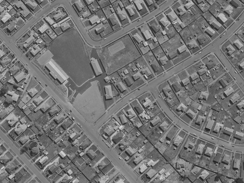 7 Carisbrooke Street from the air, 1970-1974
