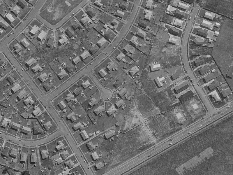 Netley Place from the air, 1970-1974
