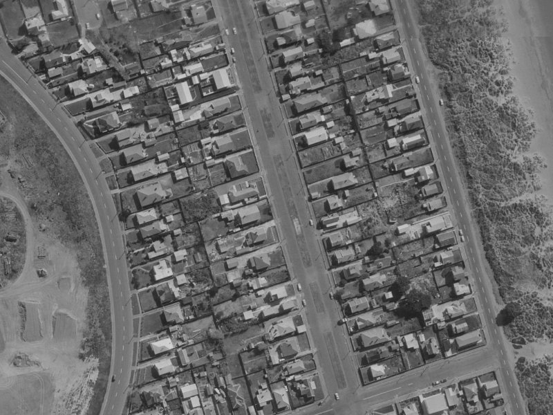 100 Oram Avenue from the air, 1970-1974