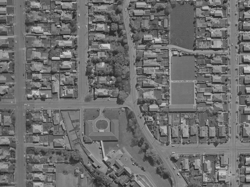 123 Stapletons Road from the air, 1970-1974