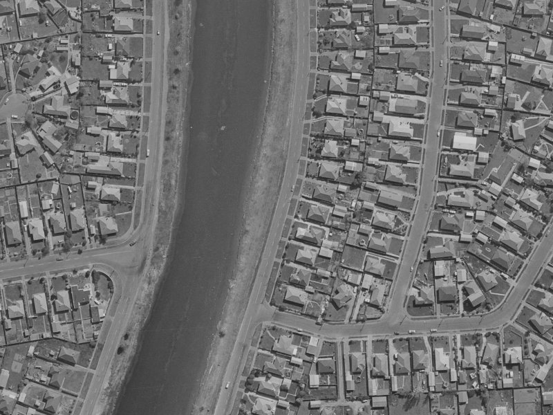 976 Avonside Drive from the air, 1970-1974