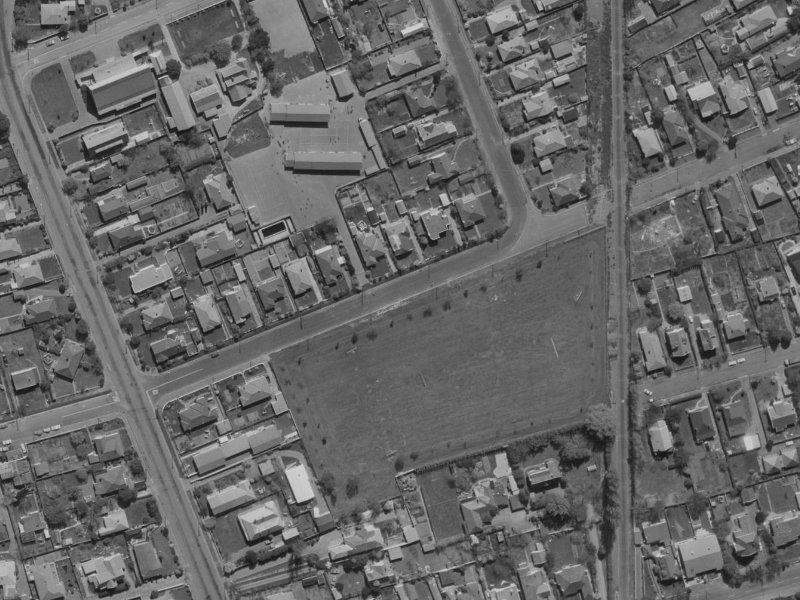 Plynlimon Road from the air, 1970-1974