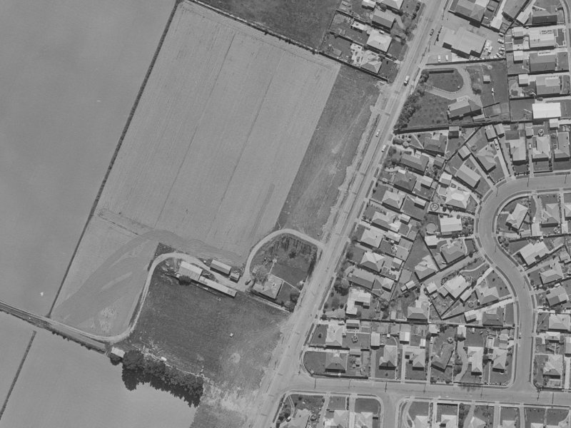 183 Apsley Drive from the air, 1970-1974