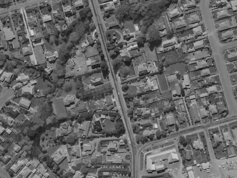 195B Clyde Road from the air, 1970-1974