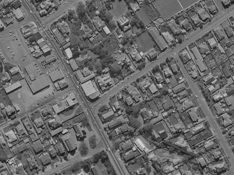 7 Saint Albans Street from the air, 1970-1974
