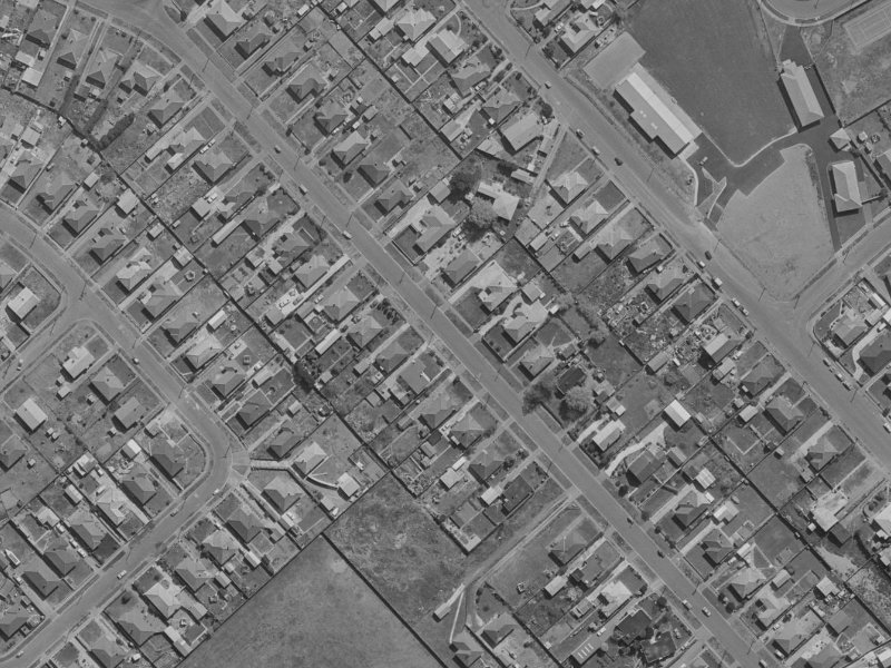 59 Marlow Road from the air, 1970-1974