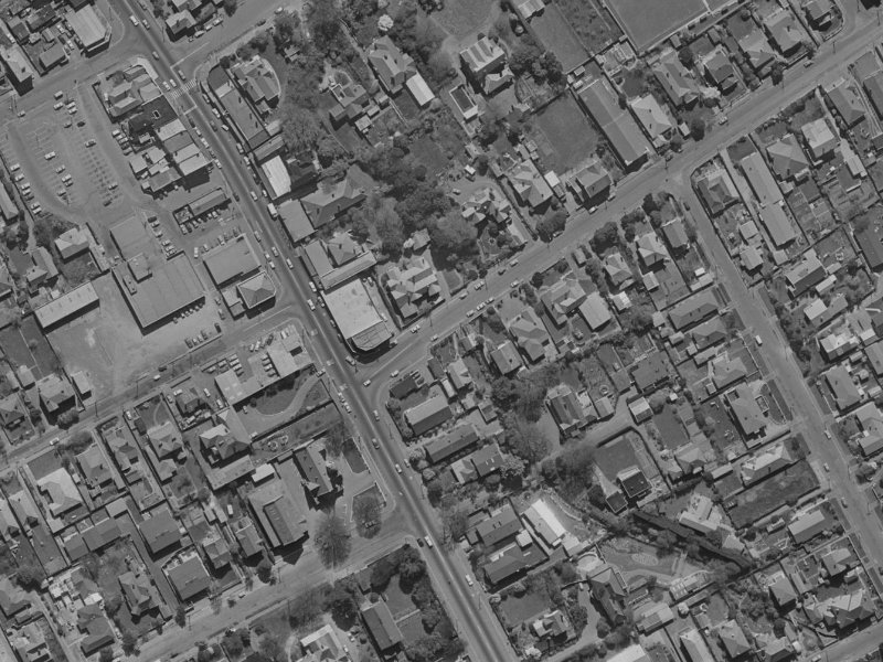 8 Saint Albans Street from the air, 1970-1974