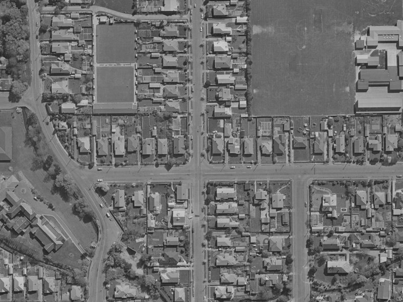 96 Petrie Street from the air, 1970-1974