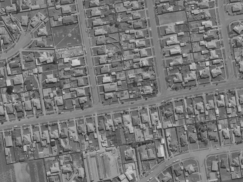 83 Mcbratneys Road from the air, 1970-1974