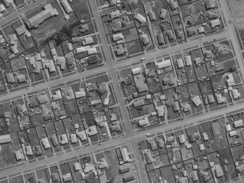 91 Waitaki Street from the air, 1970-1974