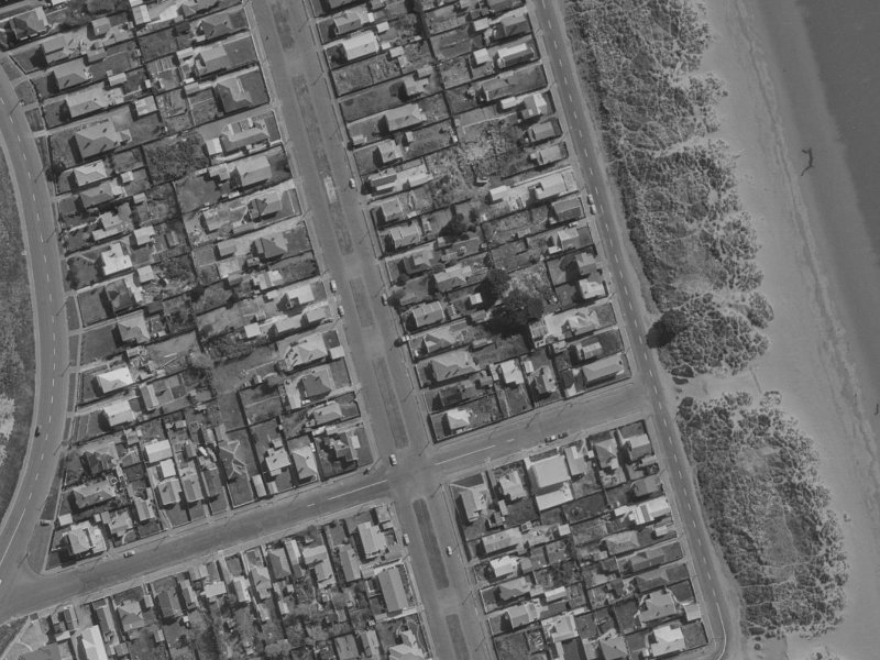 119 Oram Avenue from the air, 1970-1974
