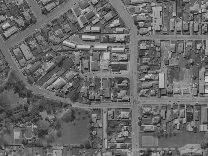 8 Pitt Place from the air, 1970-1974