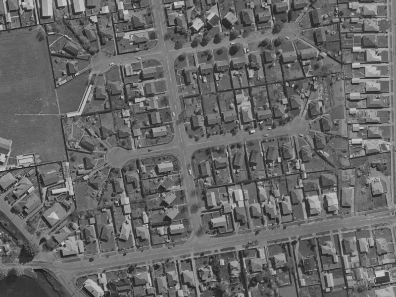 Westcott Street from the air, 1970-1974