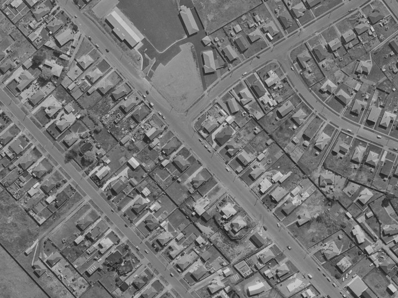 35 Rowan Avenue from the air, 1970-1974