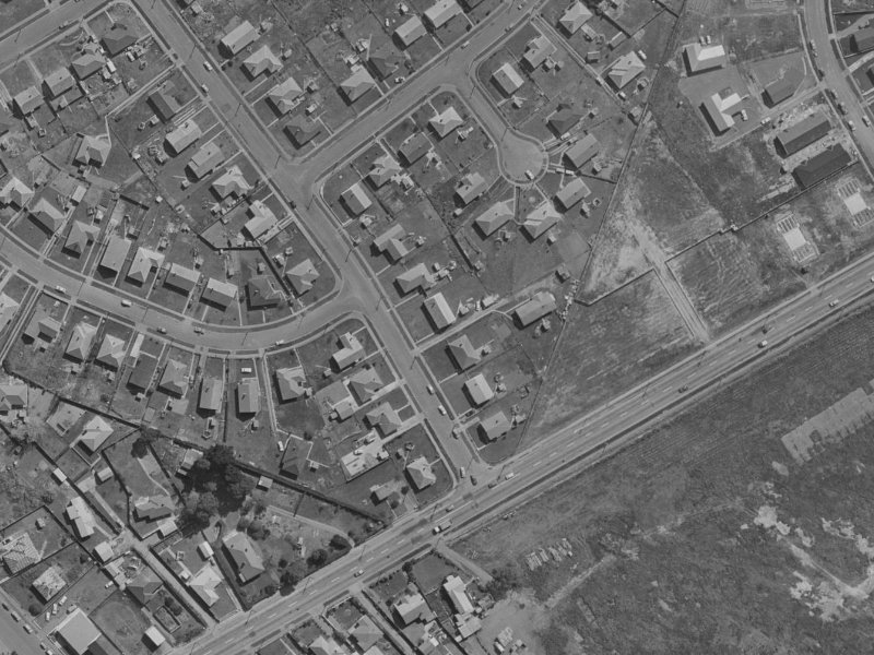 23 Portchester Street from the air, 1970-1974