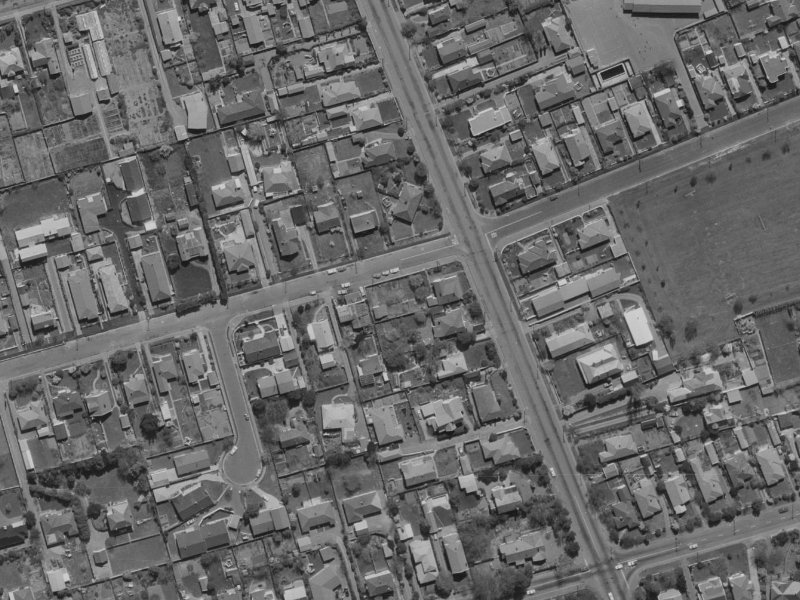 36 Plynlimon Road from the air, 1970-1974