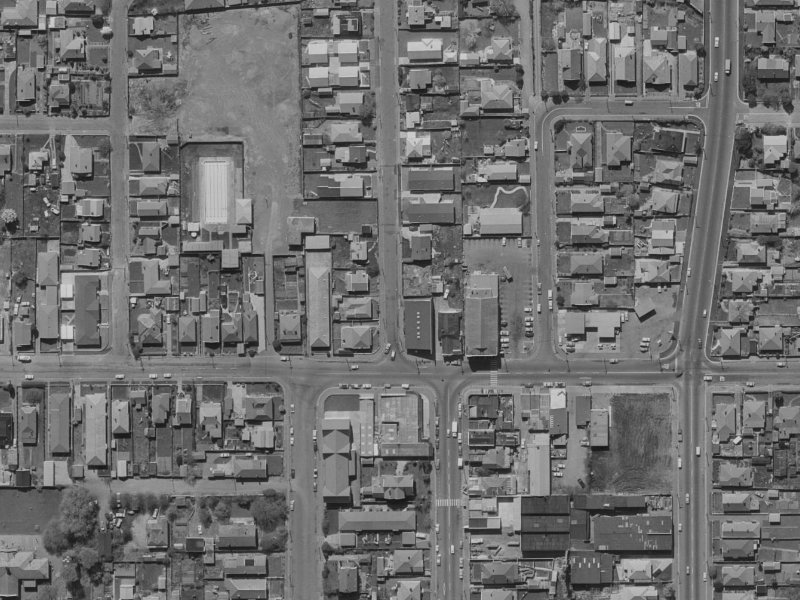 8 Trafalgar Street from the air, 1970-1974