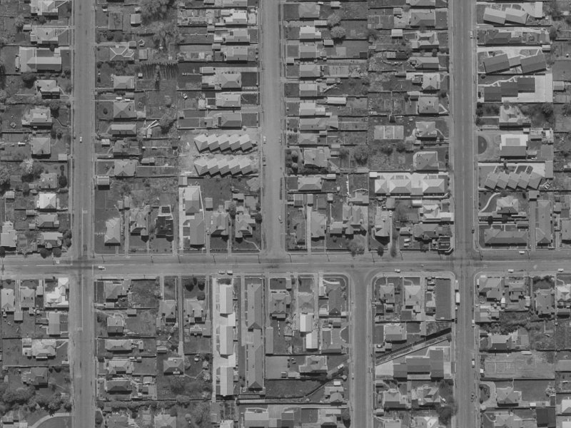 2 Allard Street from the air, 1970-1974