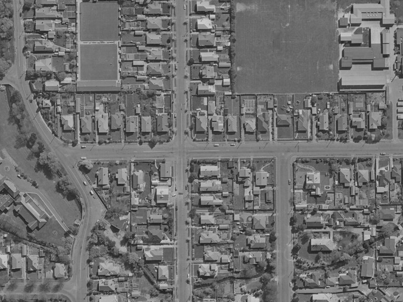 20 Averill Street from the air, 1970-1974