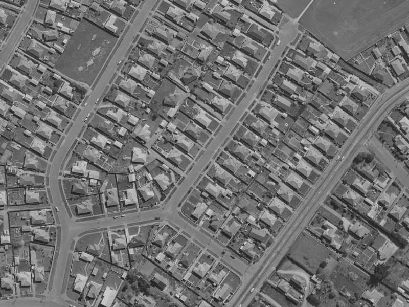 13 Tenby Place from the air, 1970-1974