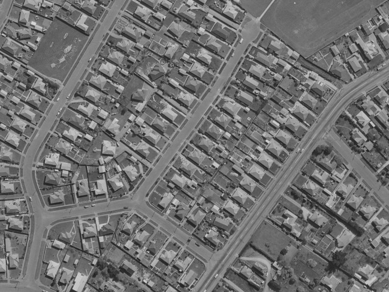 14 Tenby Place from the air, 1970-1974