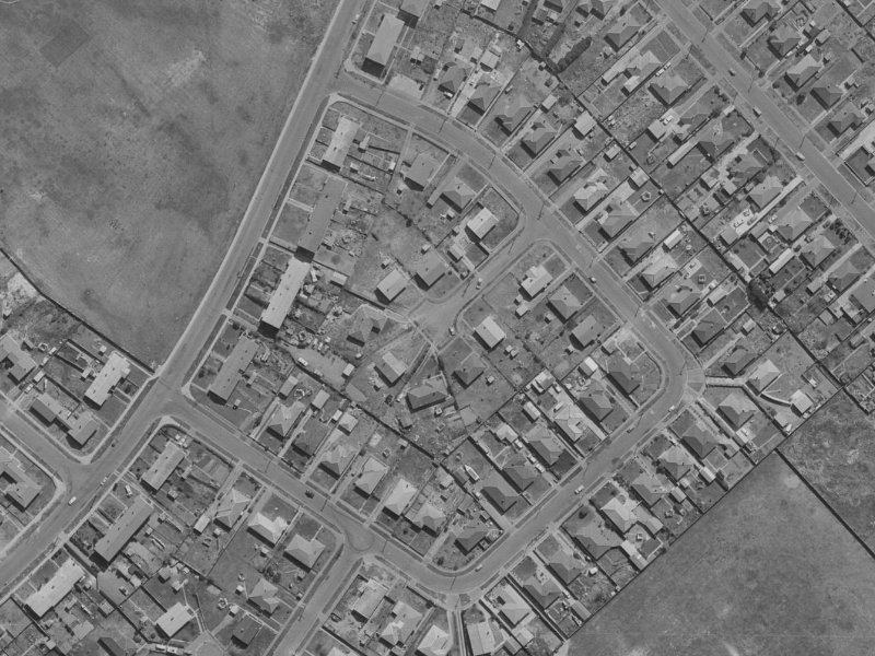 5-7 Purbeck Place from the air, 1970-1974