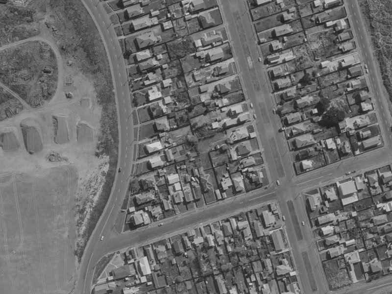105A Union Street from the air, 1970-1974