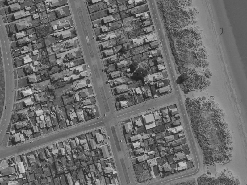 125 Oram Avenue from the air, 1970-1974