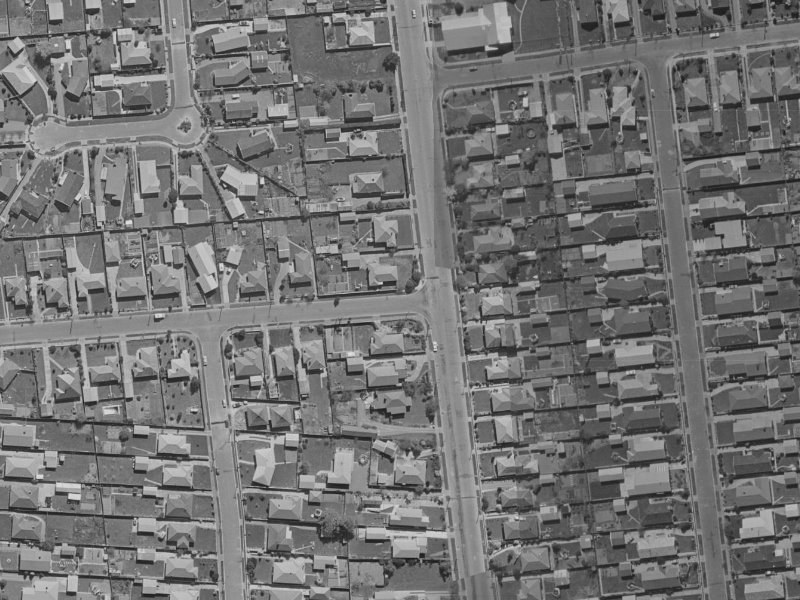 245 Avonhead Road from the air, 1970-1974