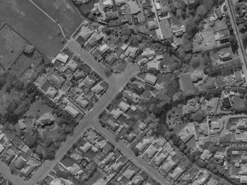 36 Gleneagles Terrace from the air, 1970-1974