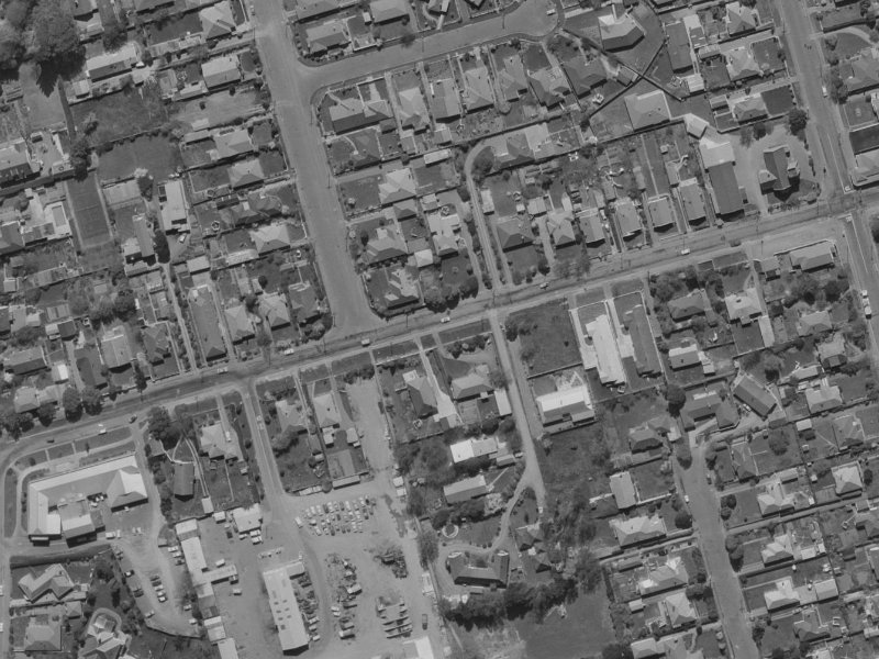 26 Jeffreys Road from the air, 1970-1974