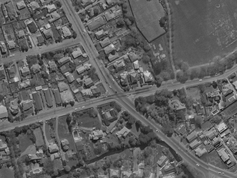 1 Heaton Street from the air, 1970-1974