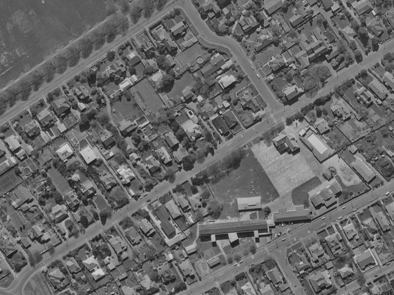 57 Leinster Road from the air, 1970-1974